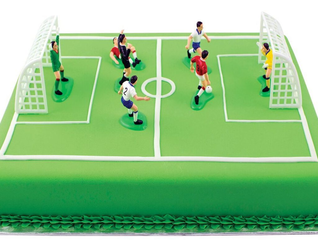 Birthday Cake Soccer Pitch Cake
